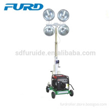4-spotlight Portable Lighting Tower for Lighting Up Your Site (FZM-1000B)